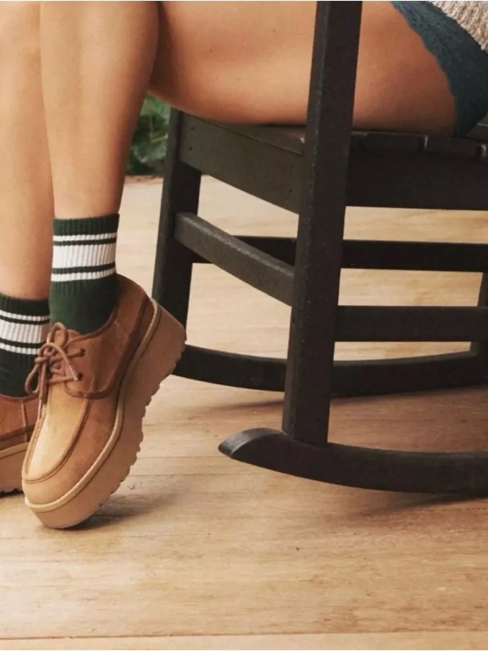 UGG Suede Cityfunc Lace-up Platform Shoes Eclectic Grandpa/ Cottagecore